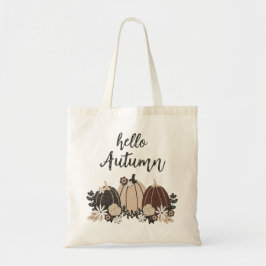 Elegante Niedliche Retro-Herbst Schwarze Pumpkins- Tragetasche