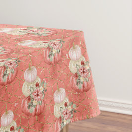 Elegante Niedliche Wasserfarbe Rosa Creme Rote Pum Tischdecke
