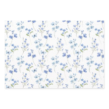 Elegante Niedliche Wildblumen und Schmetterlinge