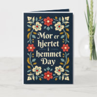 Elegante Norwegische Rosemaling Muttertag