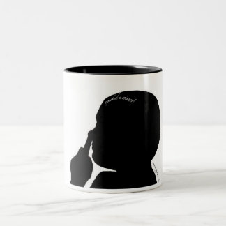 Elegante Nosepicker Kaffee-Tasse Zweifarbige Tasse