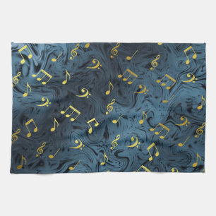 elegante Noten Handtuch
