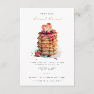 Élégante Nuptiale Brunch Nuptiale Invitation Douch