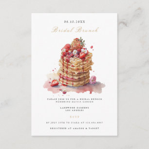 Élégante Nuptiale Brunch Nuptiale Invitation Douch
