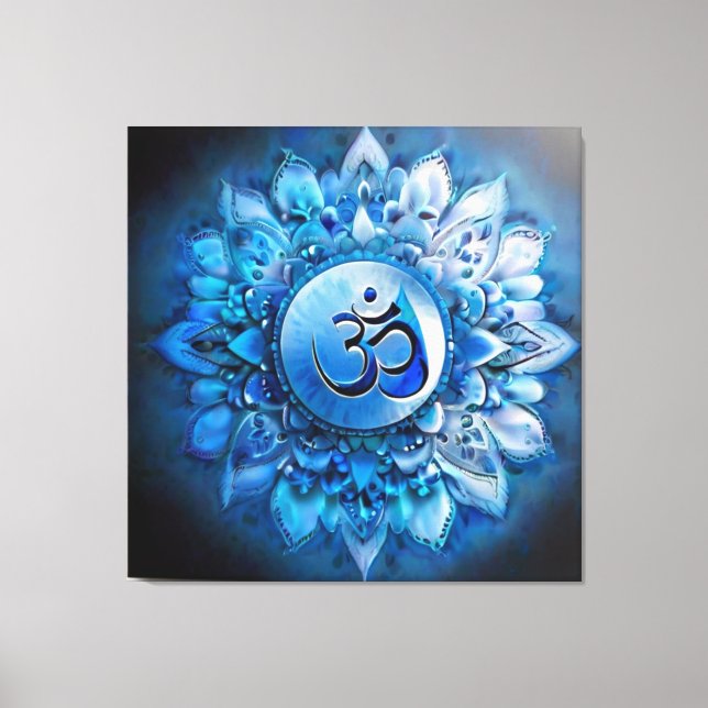 Elegante OM-Leinwand Leinwanddruck (Vorderseite)