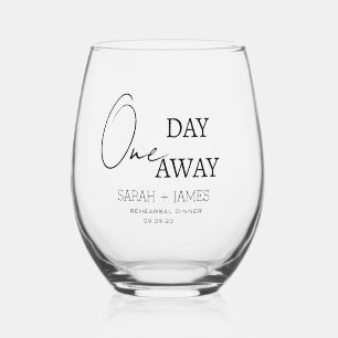 Elegante One Day Away Probe Dinner Hochzeit Weinglas Ohne Stiel
