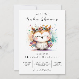 Elegante Online-Baby-Dusche Einladung