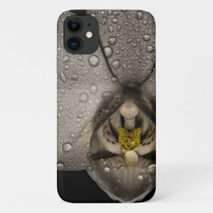 Elegante Orchideen-Blume, grau Case-Mate iPhone Hülle