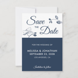 Elegante Orchideen Moderne Blumen Save the Date