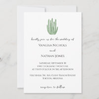Elegante Orgelpfeife Kakteen Wedding