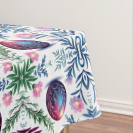 Elegante Oster-Ei-Botanik-Kunst Tischdecke