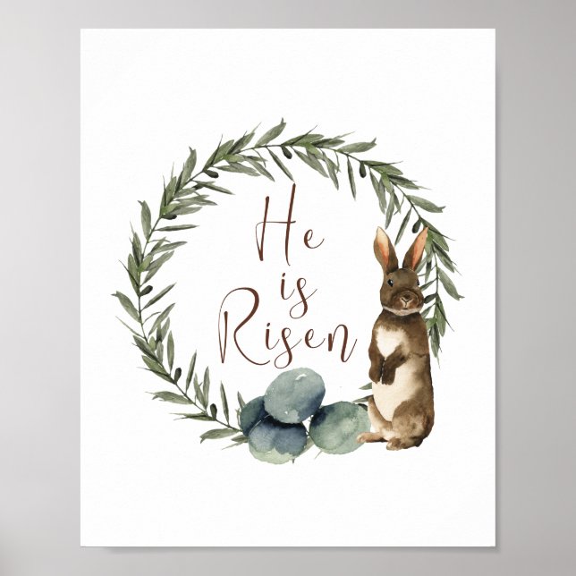 Elegante Ostern Kunst, Dichtung und Musik Poster (Vorne)