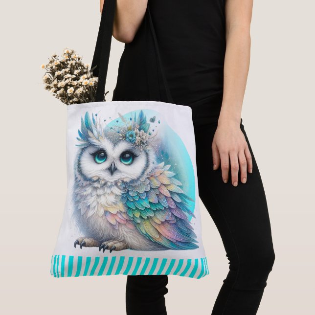 Elegante Owl Tasche #2 Siehe Zurück (Von Nahem)
