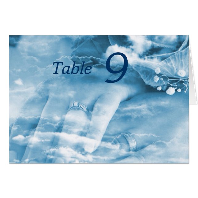 elegante Paar Hand Vintage Hochzeit (Vorderseite (Horizontal))