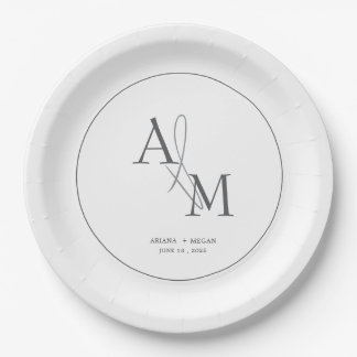 Elegante Paper-Teller | Personalisierter Party Pappteller