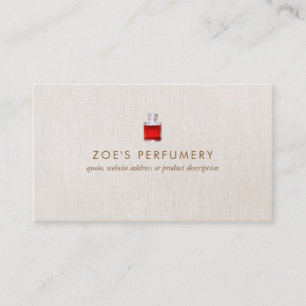 Elegante Parfüm Business Card Visitenkarte
