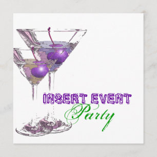 Elegante Party stilvolle Gelegenheit ANPASSEN Einladung