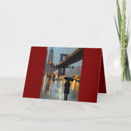 Elegante Pass & Dankeschön Grußkarte Dankeskarte