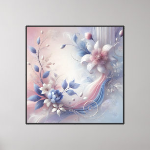 Elegante Pastel Abstrakte Leinwand