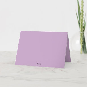 Elegante Pastel Lilac 12x18 Announcement Cards Ankündigung