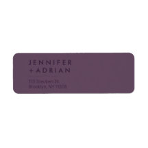 Elegante Pastel Minimal Modernes Rücksendesiegel