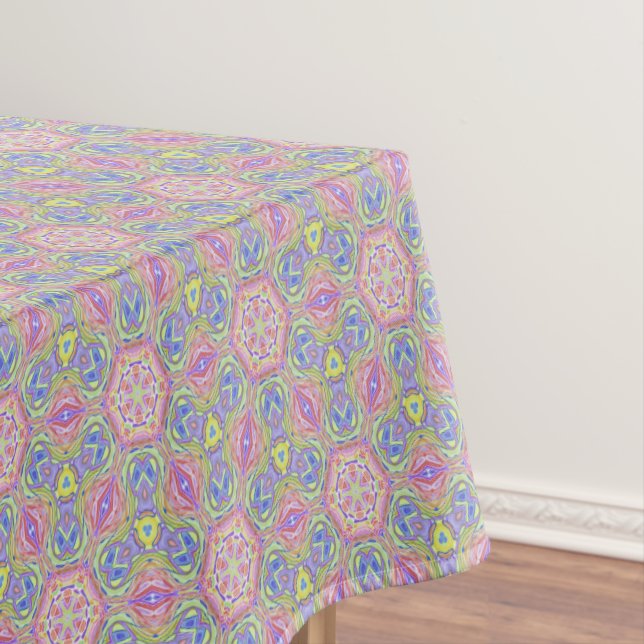 Elegante Pastel Ornamental Mandala Zen Yoga Muster Tischdecke (Beispiel)