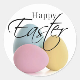 Elegante Pastel Ostereier Stickers