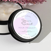 Elegante Pastelfarben - Produktverpackungsmarken