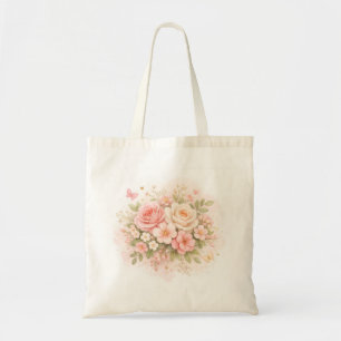 Elegante Pastell-Blumentasche Tragetasche