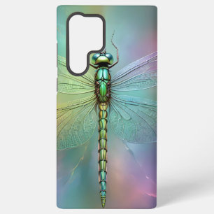 Elegante Pastell-Libellen-Fraktal-Kunst, Samsung Galaxy Hülle