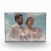 Elegante Pastell-Vintage-Hochzeitsbild