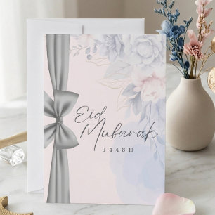Elegante Pastellfarbene Florale Eid-Party-Einladun Einladung