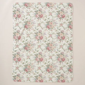 Elegante Pastellrosen im Shabby-Chic-Stil Sherpadecke