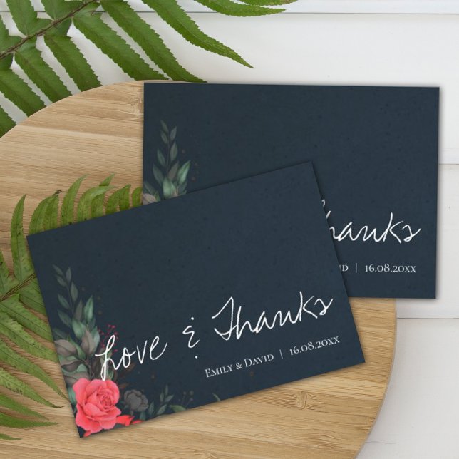 Elegante Peach Orange Liebe & danke Hochzeit (Von Creator hochgeladen)