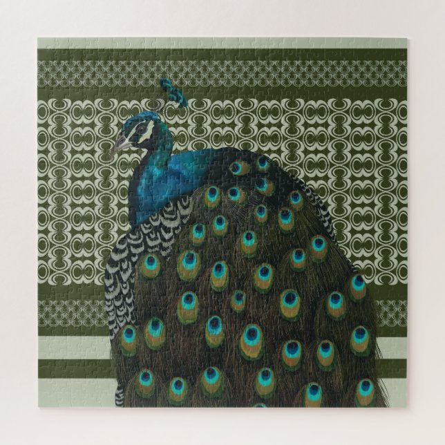 Elegante Peacock Bird Bird Liebhaber (Vertikal)