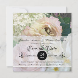 Elegante Peony Hydrangea Blush Pink Rose Blumenges Save The Date