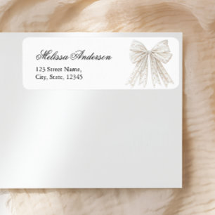 Elegante Perlen-Bow-Brautjungfer-Geschenk Rückgabe