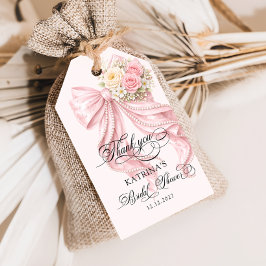 Elegante Perlen-Schleifen-Geschenkanhänger für Bra Geschenkanhänger