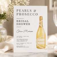 Elegante Perlen- und Prosecco-Brautjunggesellinnen