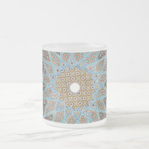 Elegante persische Dekoration Mattglastasse