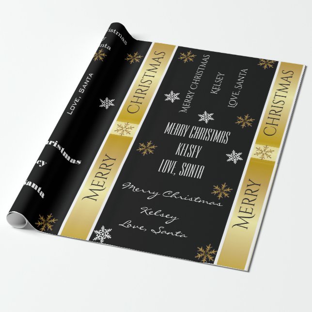 Elegante Personalisiert Santa Maria degli Angeli Geschenkpapier (Ungerollt)