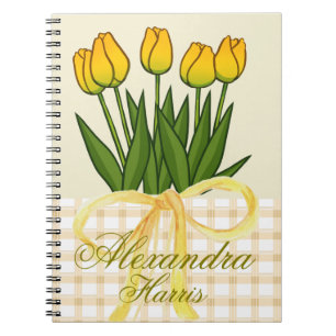 elegante personalisierte Blumen  Notizblock