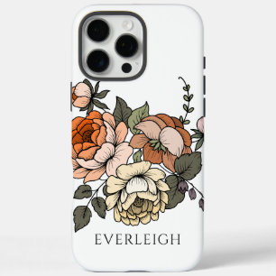 Elegante personalisierte Botanik iPhone 16 Pro Max Hülle