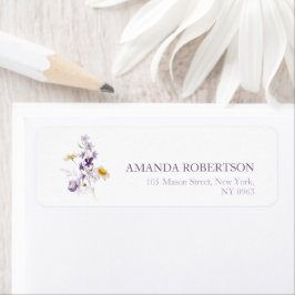 Elegante Personalisierte Floral Address Labels