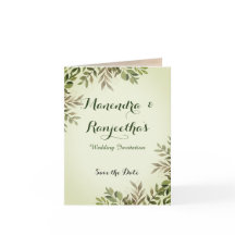 Elegante Personalisierte Foto Hochzeitskarte