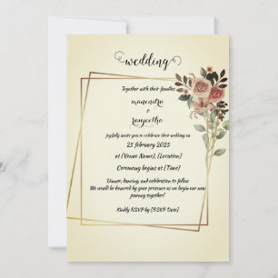 Elegante Personalisierte Foto Hochzeitskarte Save The Date