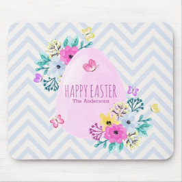 Elegante personalisierte fröhliche Ostern | Mousepad