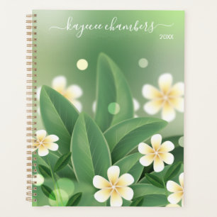 Elegante, Personalisierte Gelb- und Weiß-Blume nac Planer