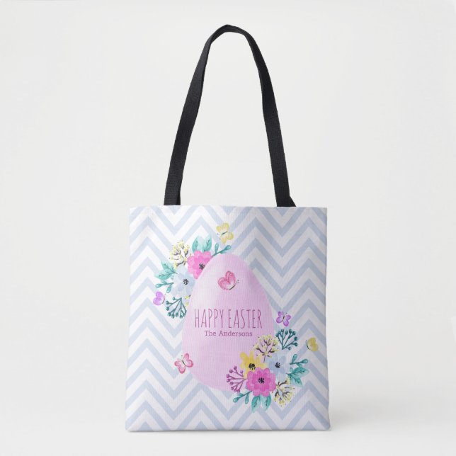 Elegante personalisierte glückliche Taschen-Tasche Tasche (Vorderseite)