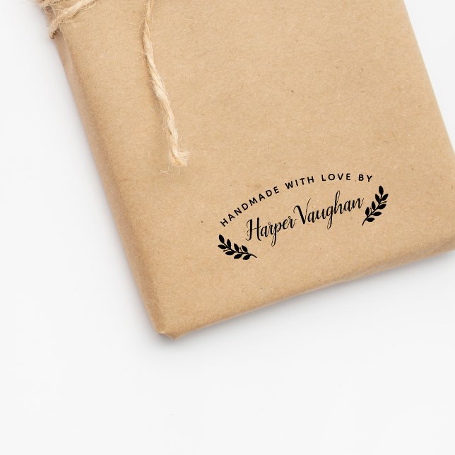 Elegante Personalisierte Handarbeit mit Liebe von Gummistempel (Von Creator hochgeladen)